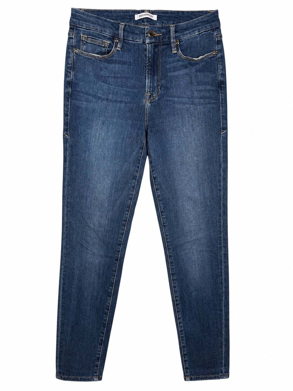 Good American Good Legs Skinny Jeans Medium Wash High Rise Size 6/28 GAGL899 - Picture 1 of 8